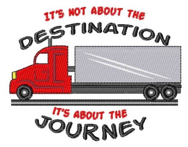 Picture of About The Journey Machine Embroidery Design