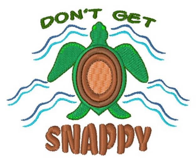 Picture of Dont Get Snappy Machine Embroidery Design