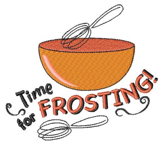 Picture of Time For Frosting Machine Embroidery Design