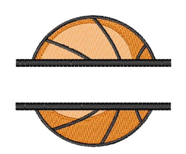 Picture of Basketball Namedrop Machine Embroidery Design