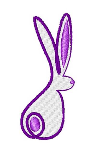 Picture of Abstract Bunny Machine Embroidery Design