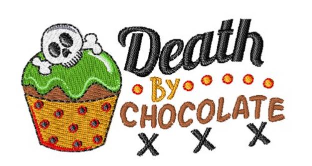 Picture of Death By Chocolate Machine Embroidery Design