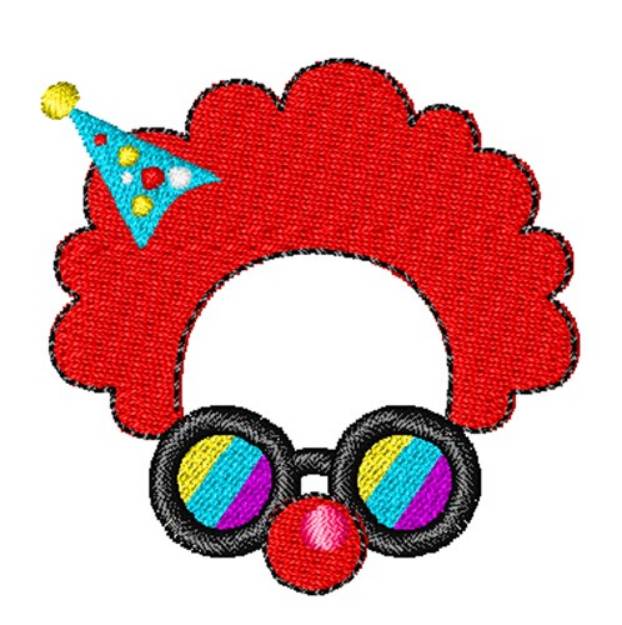 Picture of Clown Head Machine Embroidery Design