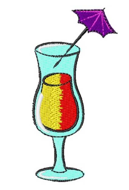 Picture of Cocktail Drink Machine Embroidery Design