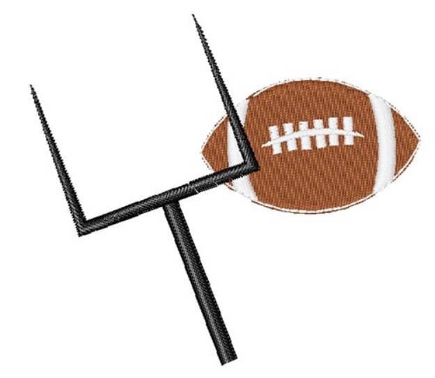 Picture of Football Goal Machine Embroidery Design