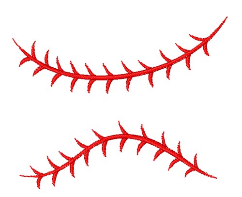 Baseball Stitches Machine Embroidery Design