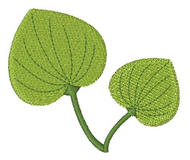 Picture of Green Leaves Machine Embroidery Design