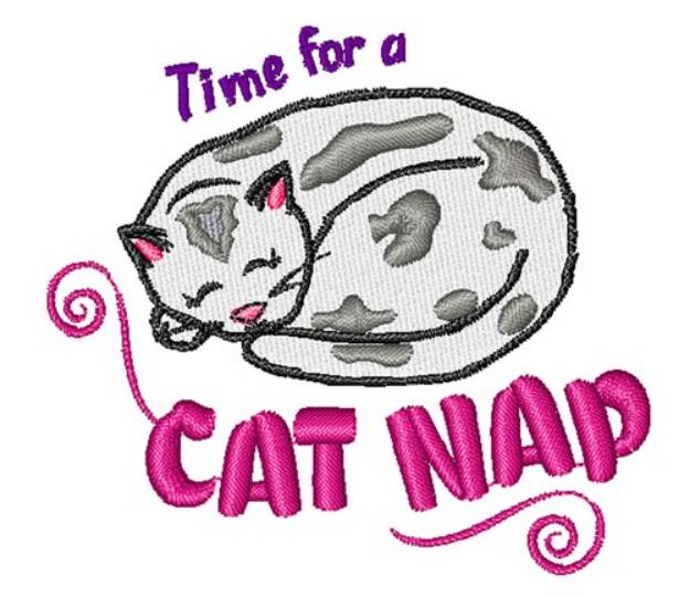 Cat Nap Machine Embroidery Design | Embroidery Library at ...