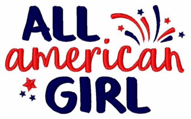 Picture of allamericangirl Machine Embroidery Design