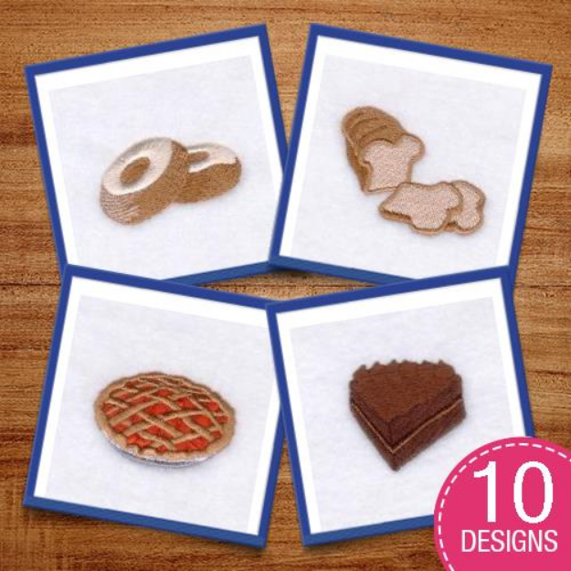 Picture of Bakery Embroidery Design Pack