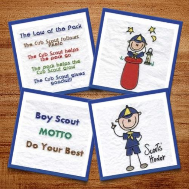 Picture of Cub Scouts Embroidery Design Pack