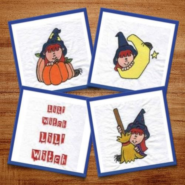 Picture of Witch Peekers Embroidery Design Pack
