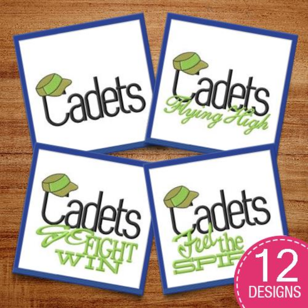 Picture of Cadets Embroidery Design Pack