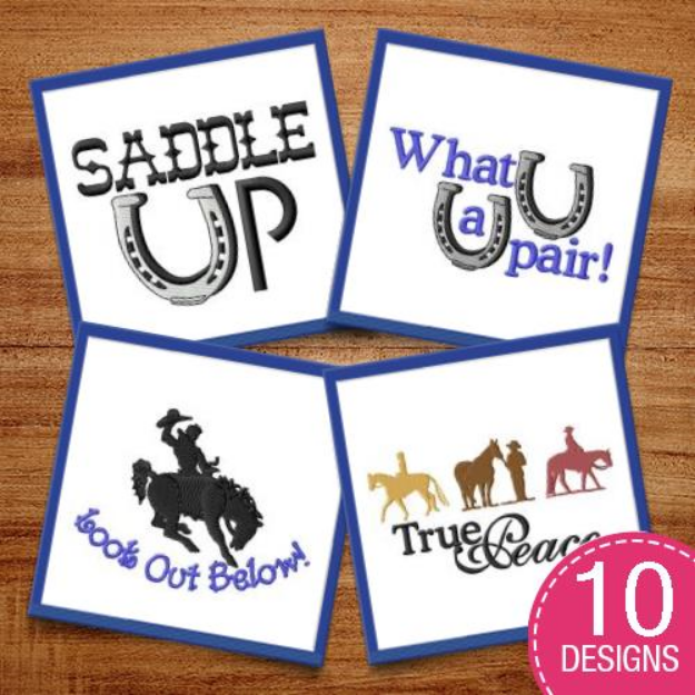 Picture of Lil Cowboys Embroidery Design Pack