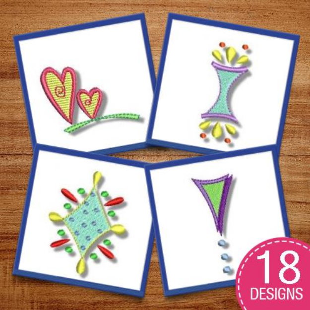 Picture of Doodad Doodles Embroidery Design Pack