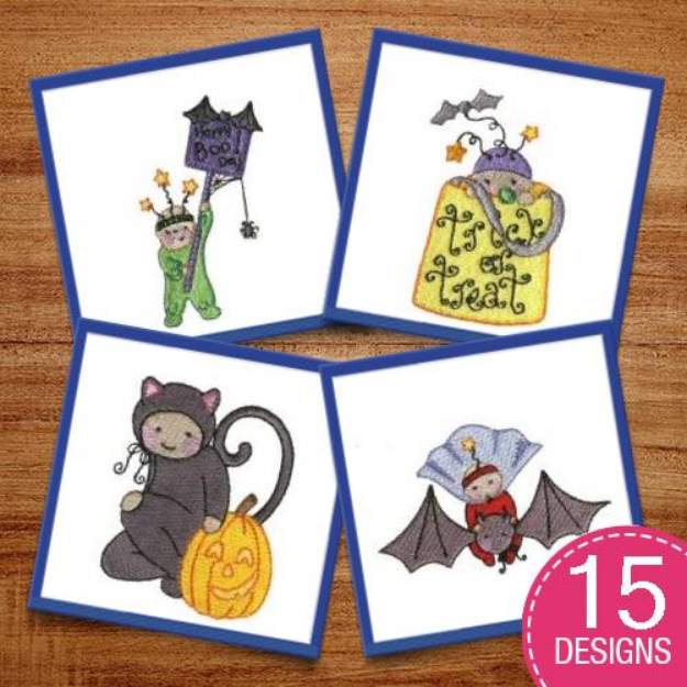 Picture of Bubba Boo In Halloween Embroidery Design Pack