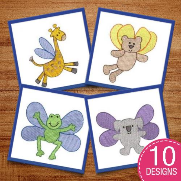 Picture of Sprites Too Embroidery Design Pack