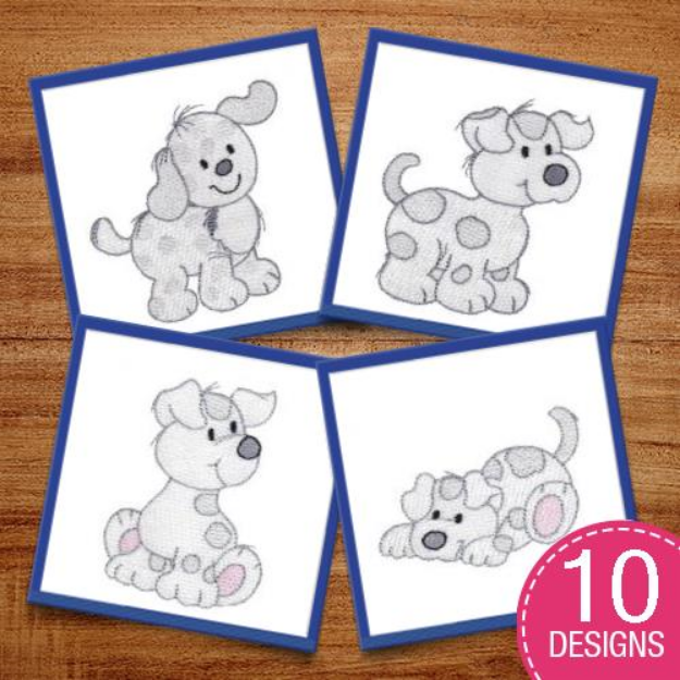 Picture of Dog Gone Embroidery Design Pack