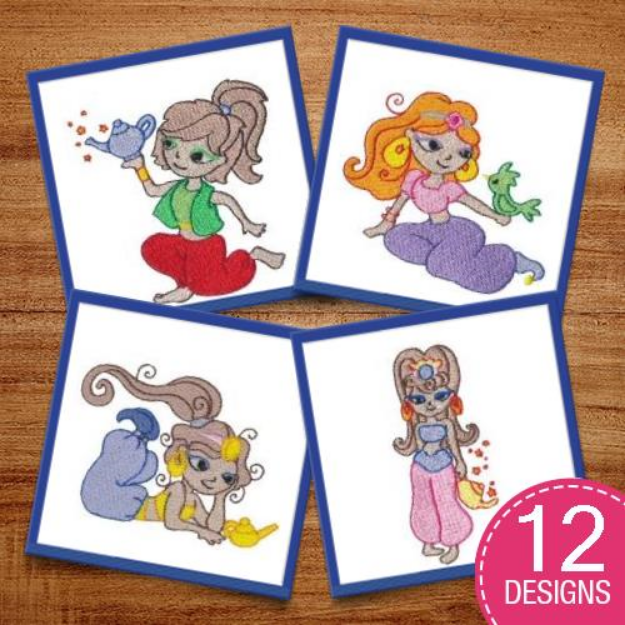 Picture of Three Wishes Embroidery Design Pack