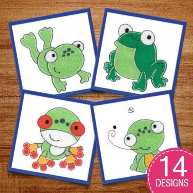 Picture of In My Pond Embroidery Design Pack