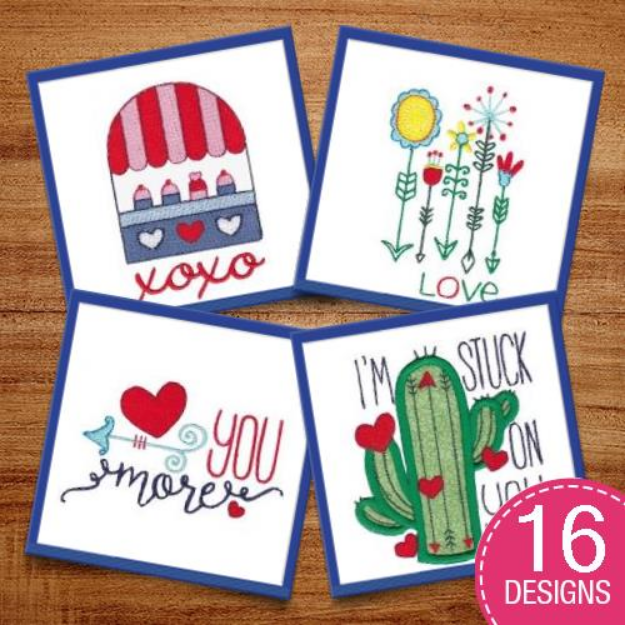 Picture of Cupids Arrow Embroidery Design Pack