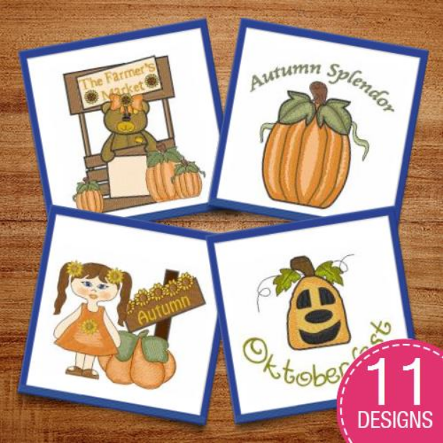 Picture of Autumn Splendor Embroidery Design Pack