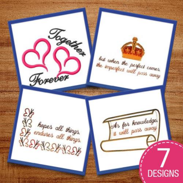 Picture of Together Forever Embroidery Design Pack