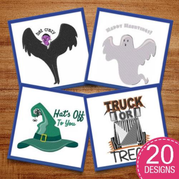 Picture of Trick Or Trick? Embroidery Design Pack