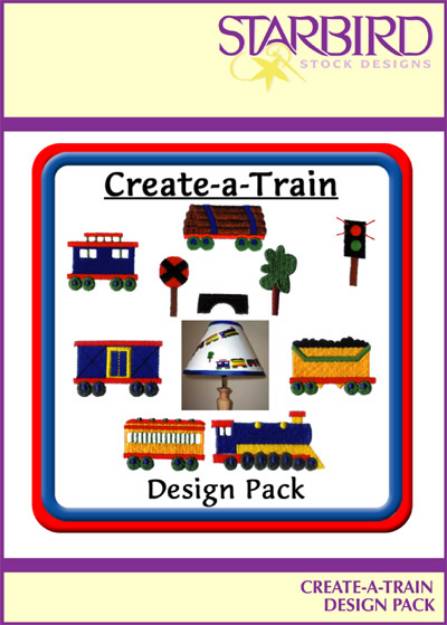 Picture of Create-a-Train Pack Embroidery Collection