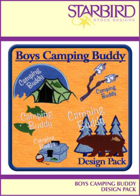 Picture of Boys Camping Buddy Embroidery Collection