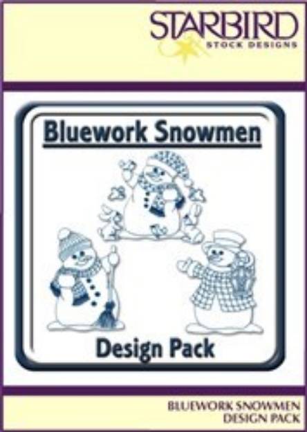 Picture of Bluework Snowmen Pack Embroidery Collection