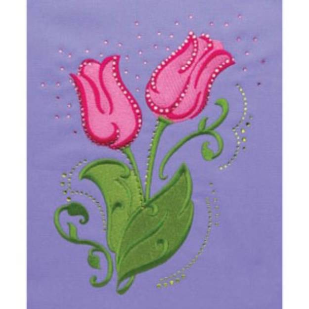 Picture of TULIP Embroidery Designs CD