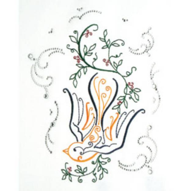 Picture of Swallow Embroidery Designs CD