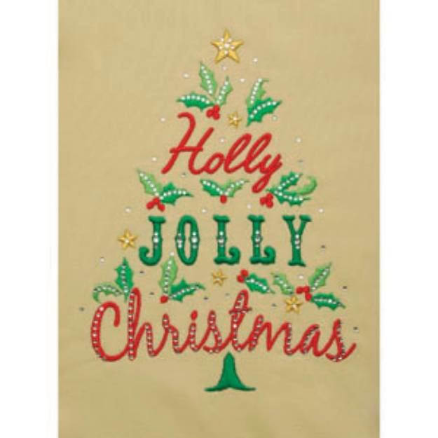 Picture of CHRISTMAS WORD TREE Embroidery Designs CD