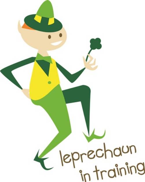 Picture of Leprechaun In Training SVG File