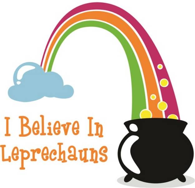 Picture of Believe In Leprechauns SVG File