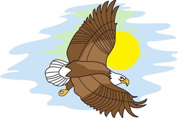 Picture of Flying Eagle SVG File