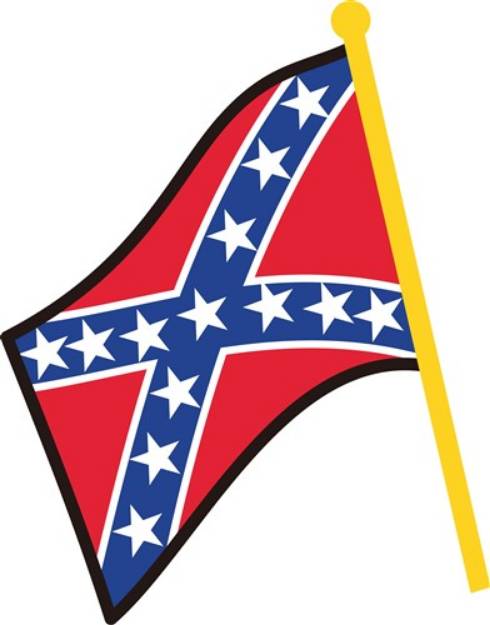 Picture of Confederate Flag SVG File