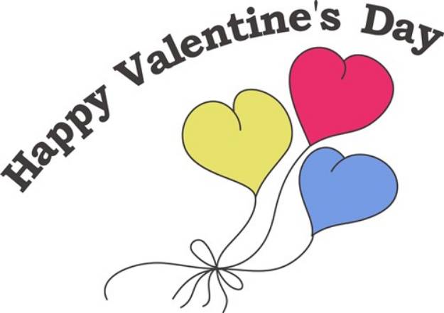 Picture of Happy Valentines Day SVG File