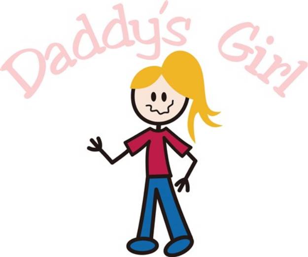 Picture of Daddys Girl SVG File