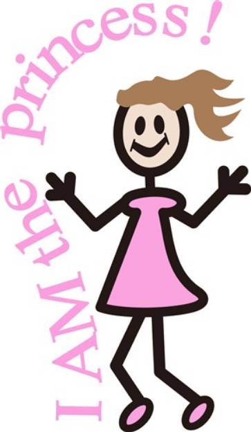 Picture of I am the Princess SVG File