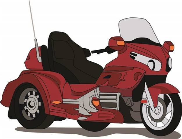 Picture of Motor Bike SVG File