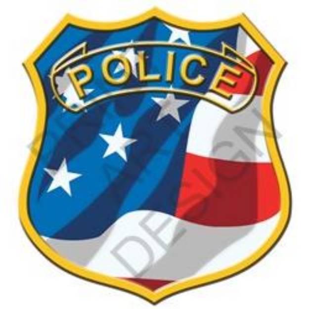 Picture of Patriotic Police SVG File