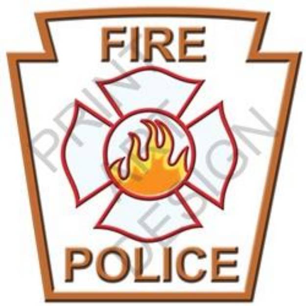 Picture of Fire Police SVG File