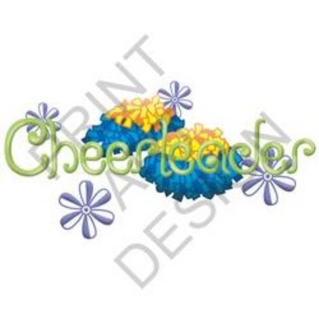 Picture of Cheerleader SVG File