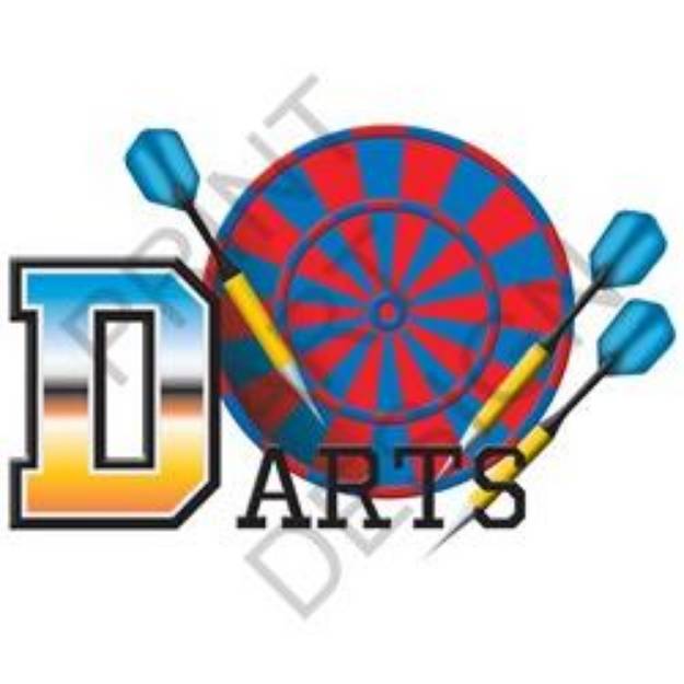 Picture of Darts SVG File