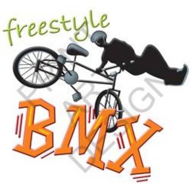 Picture of Freestyle BMX SVG File