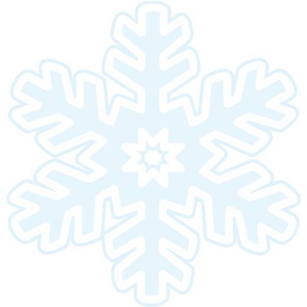 Picture of Single Snowflake SVG File