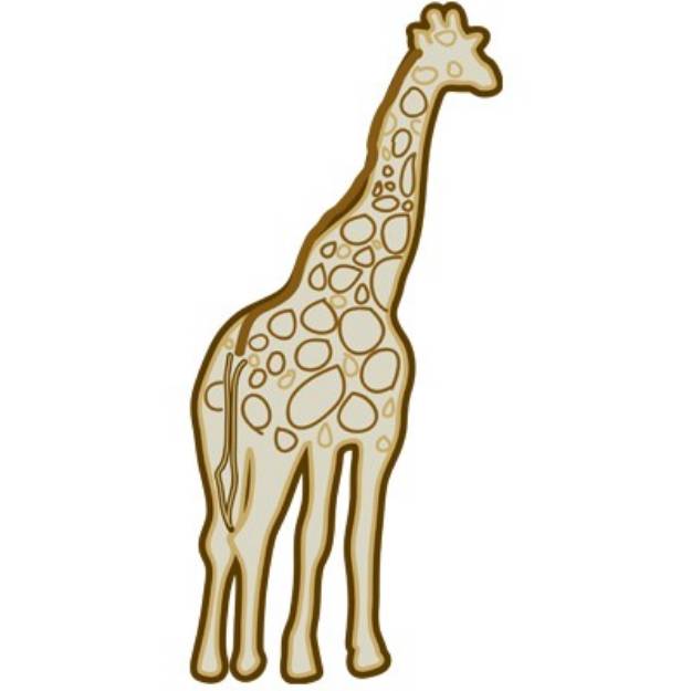 Picture of Giraffe SVG File