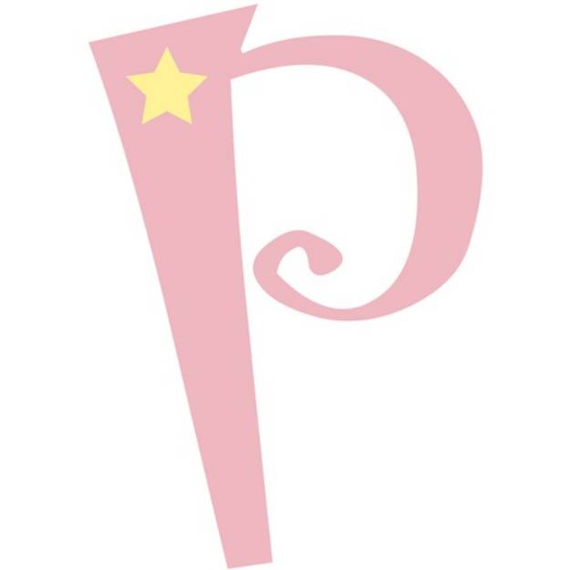 Picture of Valentine Lowercase p SVG File